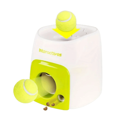 MSL Brain-Boosting Smart Dog Training Dispenser – Interactive Tennis Ball Feeder Toy
