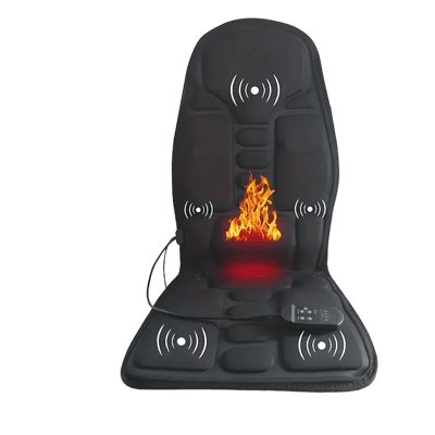ThermaRelax™ Home Massage Heating Cushion: 5 Motor Vibration, 3 Hot Seat 