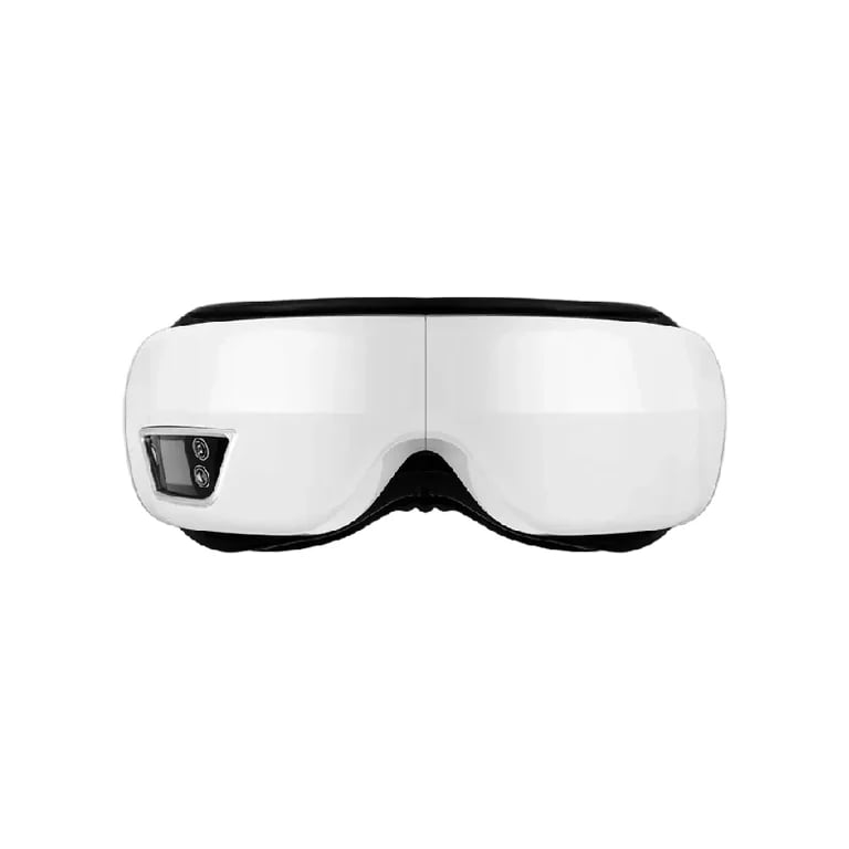 Air Pressure Eye Massager with Integrated Speaker