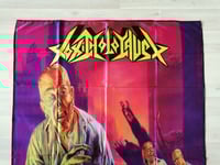 Image 2 of TOXIC HOLOCAUST - Hell on earth Flag (cloth poster Banner tapestry) Thrash metal