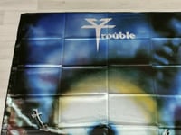 Image 2 of TROUBLE - The skull Flag 3' x 3' (cloth poster Banner tapestry) Heavy doom metal