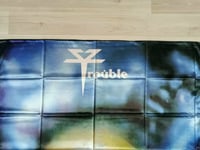 Image 3 of TROUBLE - The skull Flag 3' x 3' (cloth poster Banner tapestry) Heavy doom metal