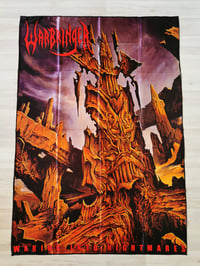 Image 1 of WARBRINGER - Waking into nightmares Flag (cloth poster Banner tapestry) Old school Thrash metal