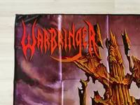 Image 3 of WARBRINGER - Waking into nightmares Flag (cloth poster Banner tapestry) Old school Thrash metal