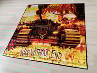 Image 5 of WARBRINGER - War without end Flag 3' x 3' (cloth poster Banner tapestry) Thrash metal