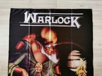Image 2 of WARLOCK - Burning the witches Flag (cloth poster Banner tapestry) Heavy metal Doro