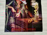Image 3 of WARLOCK - Burning the witches Flag (cloth poster Banner tapestry) Heavy metal Doro