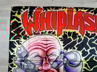 Image 2 of WHIPLASH - Power and pain Flag 3' x 3' (cloth poster Banner tapestry) Old school Thrash metal