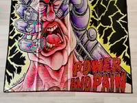 Image 3 of WHIPLASH - Power and pain Flag (cloth poster Banner tapestry) Old school Thrash metal