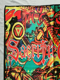 Image 3 of SACRIFICE - Forward to termination Flag (cloth poster Banner tapestry) Canadian thrash metal