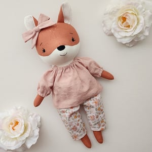 Image of Fox Doll Sewing Pattern and Tutorial