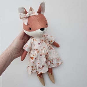 Image of Fox Doll Sewing Pattern and Tutorial