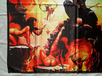 Image 3 of MANOWAR - The triumph of steel Flag 3' x 3' (cloth poster Banner tapestry) Heavy Power metal