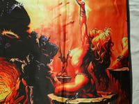 Image 7 of MANOWAR - The triumph of steel Flag 3' x 3' (cloth poster Banner tapestry) Heavy Power metal