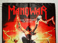 Image 2 of MANOWAR - The triumph of steel Flag (cloth poster Banner tapestry) Heavy metal