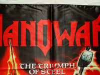 Image 7 of MANOWAR - The triumph of steel Flag (cloth poster Banner tapestry) Heavy metal