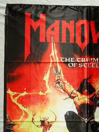 Image 9 of MANOWAR - The triumph of steel Flag (cloth poster Banner tapestry) Heavy metal