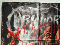 Image 2 of OBITUARY - Back from the dead Flag 3' x 3' (cloth poster Banner tapestry) Death metal