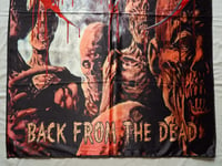 Image 3 of OBITUARY - Back from the dead Flag (cloth poster Banner tapestry) Old school Death metal