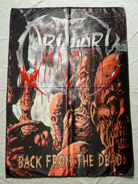 Image 1 of OBITUARY - Back from the dead Flag (cloth poster Banner tapestry) Old school Death metal