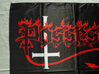 Image 2 of POSSESSED - Seven churches Flag 3' x 3' (cloth poster Banner tapestry) Old school Death metal