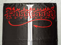 Image 2 of POSSESSED - Seven churches Flag (cloth poster Banner tapestry) Death metal