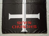 Image 3 of POSSESSED - Seven churches Flag (cloth poster Banner tapestry) Death metal