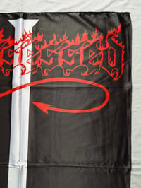 Image 5 of POSSESSED - Seven churches Flag (cloth poster Banner tapestry) Death metal