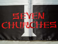 Image 8 of POSSESSED - Seven churches Flag (cloth poster Banner tapestry) Death metal