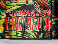 Image 7 of SACRIFICE - Forward to termination Flag 3' x 3' (cloth poster Banner tapestry) Death metal