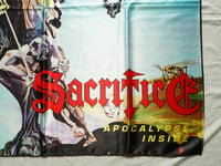 Image 5 of SACRIFICE - Apocalypse inside Flag 3' x 3' (cloth poster Banner tapestry) Canadian thrash metal