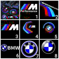 Image 2 of 2Pcs LED LASER HQ BMW Car Door logo Projector Welcome Light Courtesy