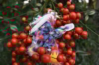 Image 3 of Punk-Style Blaziken Holographic Acrylic Keychain