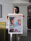 A head filled with tigers... A2 Screenprint