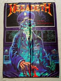 Image 1 of MEGADETH - Holy wars Flag (cloth poster Banner tapestry) Thrash Speed metal Dave Mustaine