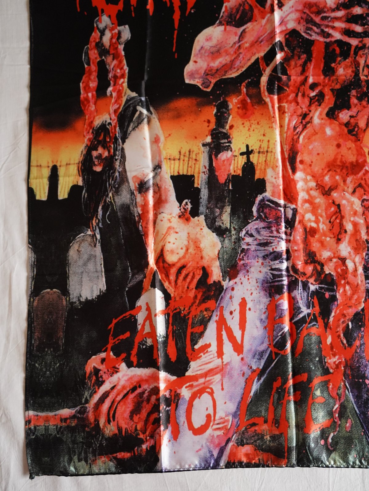 CANNIBAL CORPSE - Eaten back to life Flag (cloth poster Banner