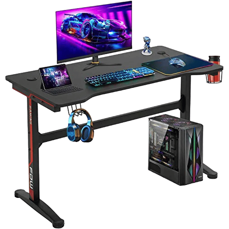 Gaming Desk Computer Desk 47.2 inches Writing Desk Office Desk Student PC Desk Extra Large