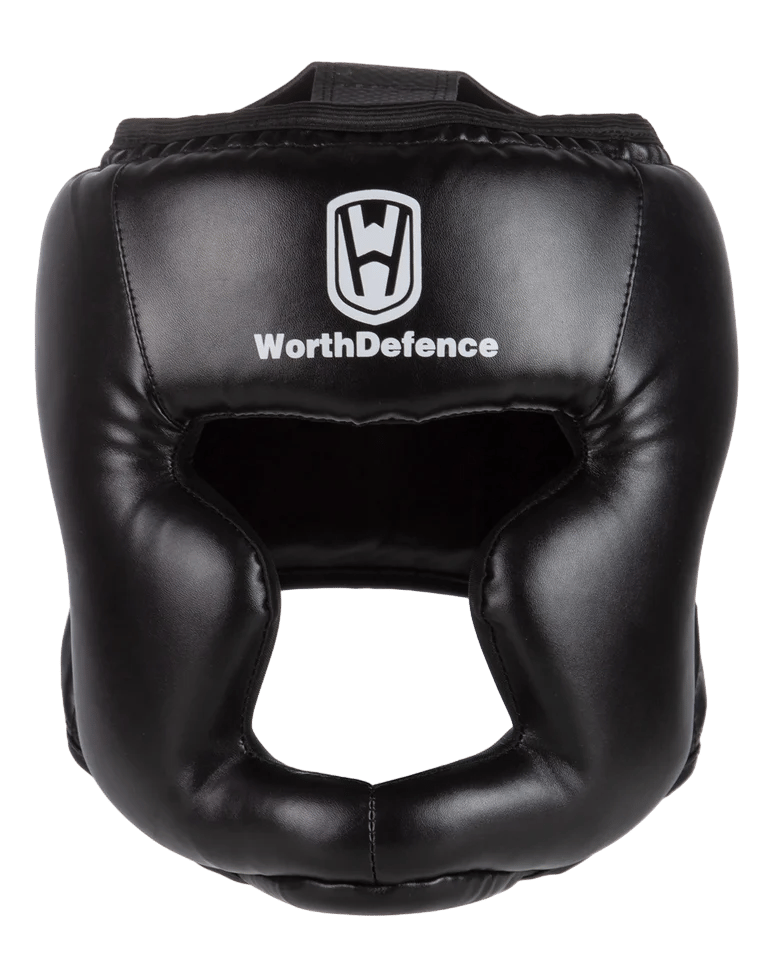 WOSWEIR Kick Boxing Helmet PU Karate Muay Thai Guantes De Boxeo Free Fight MMA Sanda Men and women