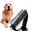 MSL Pet Cat Hair Removal Comb Brush – Dog Grooming Shedding Tools for Puppies & Cats
