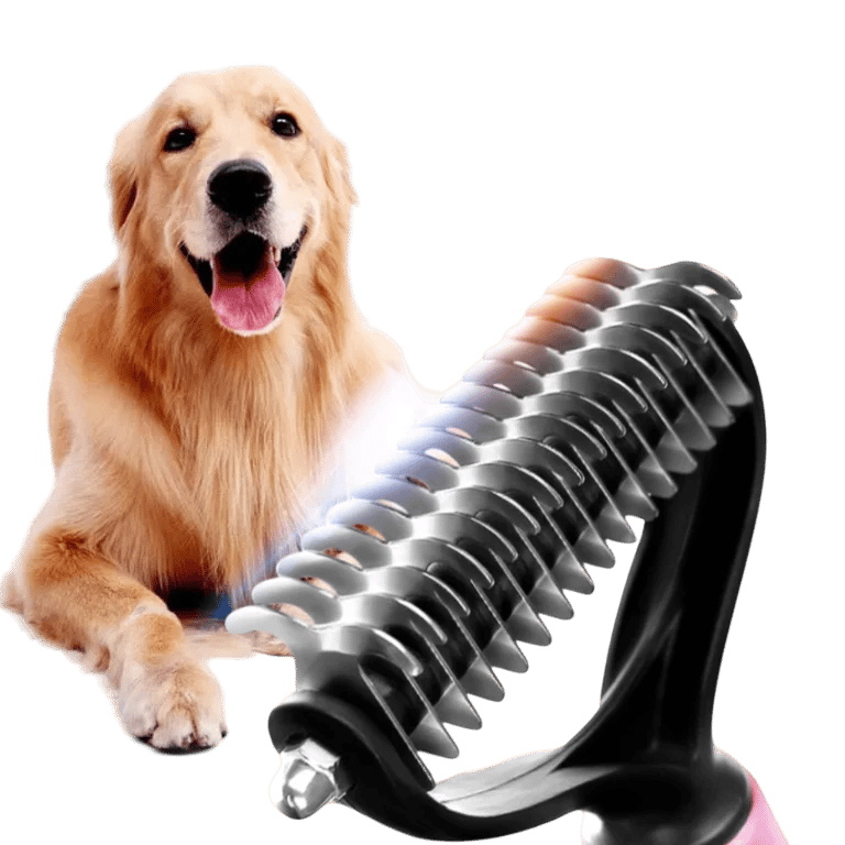 MSL Pet Cat Hair Removal Comb Brush – Dog Grooming Shedding Tools for Puppies & Cats