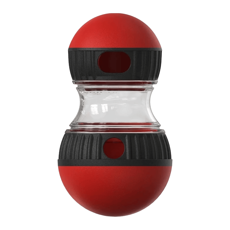 Dog Toy Tumbler Leaky Food Ball Elliptical Track Rolling Ball Slowly Feeding Protects Stomach