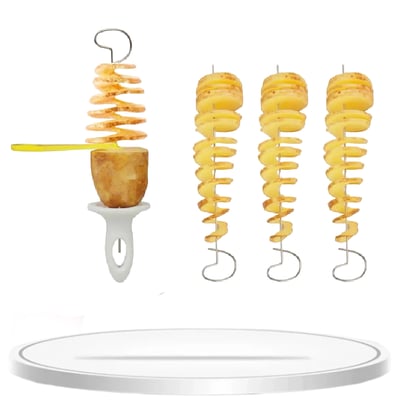 Whirlwind Potato Spiral Cutter Potato Tower Making Machine Vegetable Slicer Creative Vegetable Tools