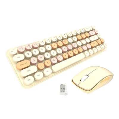  Set Great Keyboard 3 Gear DPI Office Keyboard Rechargeable 2.4GHz Mini Cute Gaming Keypad Mouse