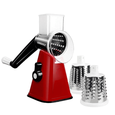 Vegetable Slicer Manual Kitchen Accessories Vegetable Chopper 3 in 1 Round Grater Cutter