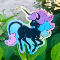 Image 2 of Rainbow Unicorn Metallic Stickers