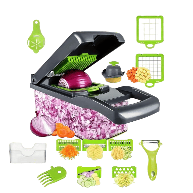 14 in 1 Multifunctional Vegetable Chopper Onion Chopper Handle Food Grate Food Chopper Kitchen