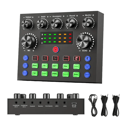  SonicShift V8S Sound Card with Voice Changer Effects