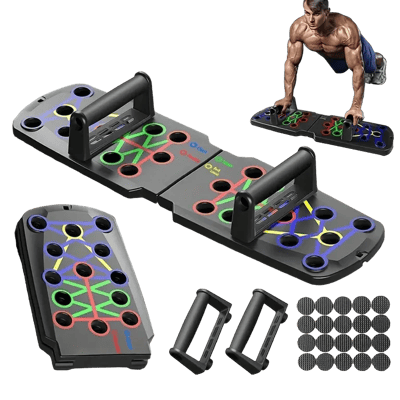 ProFit FlexBoard: Multifunctional Folding Push-Up System for Home and Gym Workouts