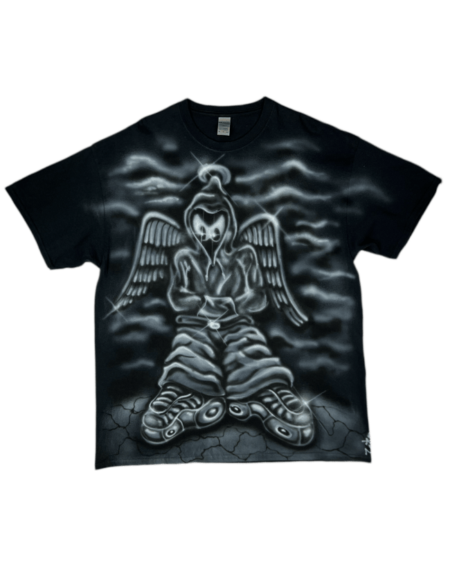 The BONEZ Vintage #06 Skull Angel Tee XL タレントグッズ