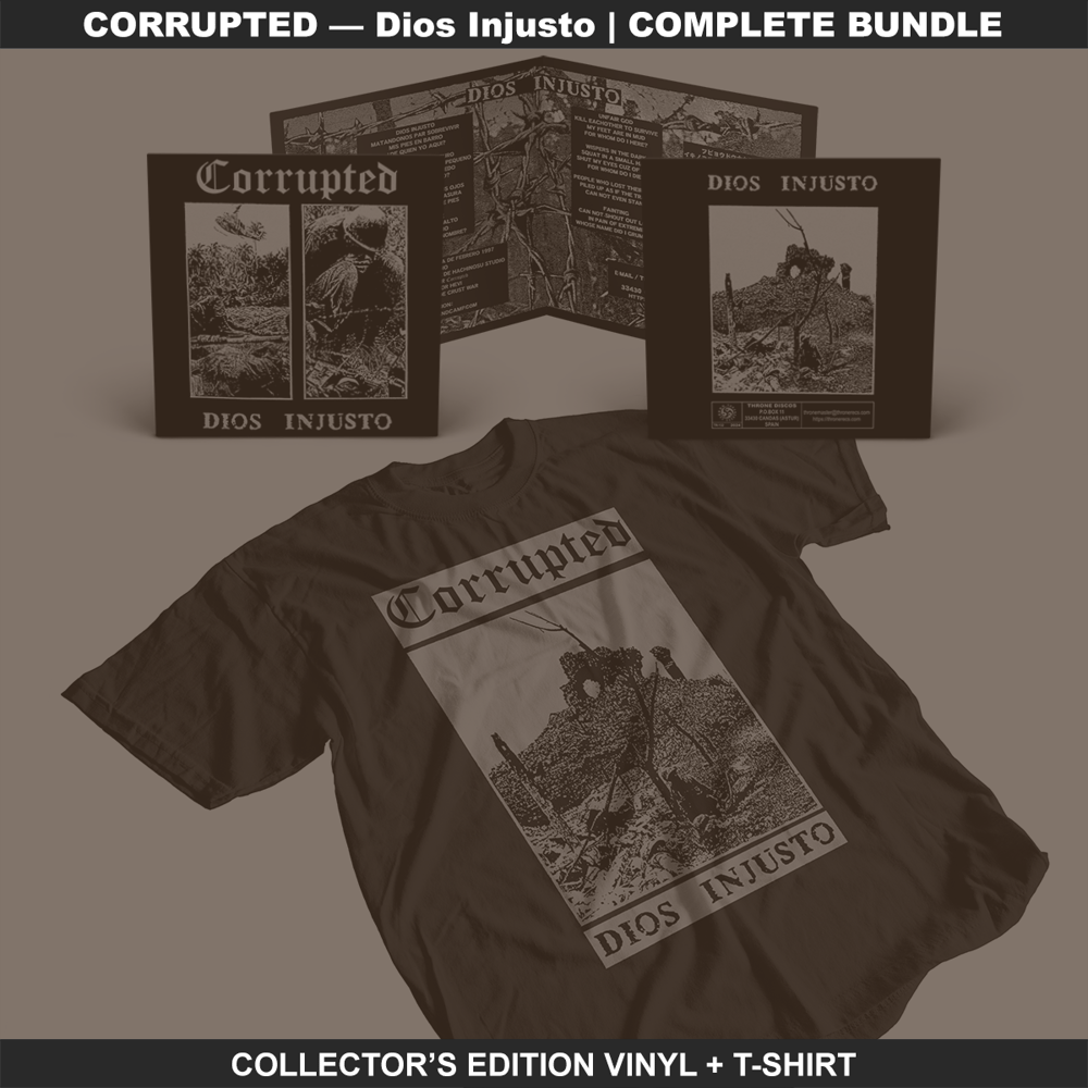 CORRUPTED – Dios Injusto | COMPLETE BUNDLE (collector's)